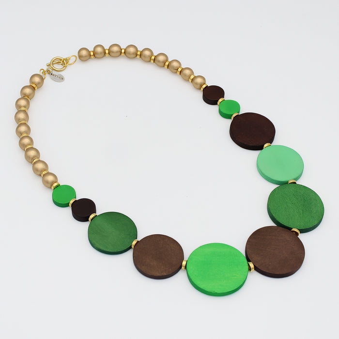 Golden Grove Statement Necklace - Sylca Designs - Chunky Jewelry