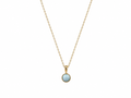 Golden Shores Larimar Pendant Gold | Gold Vermeil Larimar Pendant