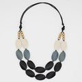 Grayscale Gracie Necklace - Sylca Designs - Chunky Jewelry