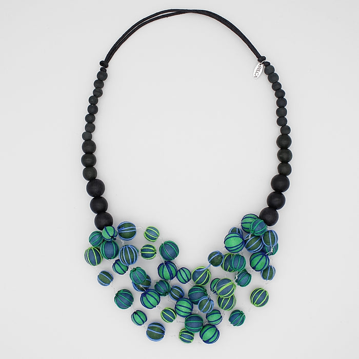 Green Ada Necklace - Sylca Designs - Chunky Jewelry