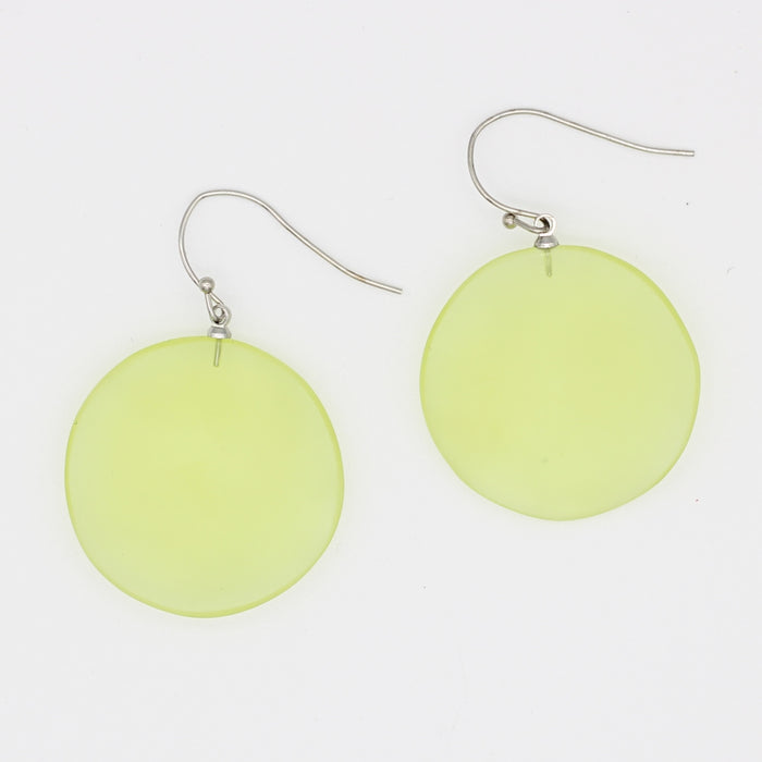 Green Chantal Earrings - Sylca Designs - Chunky Jewelry