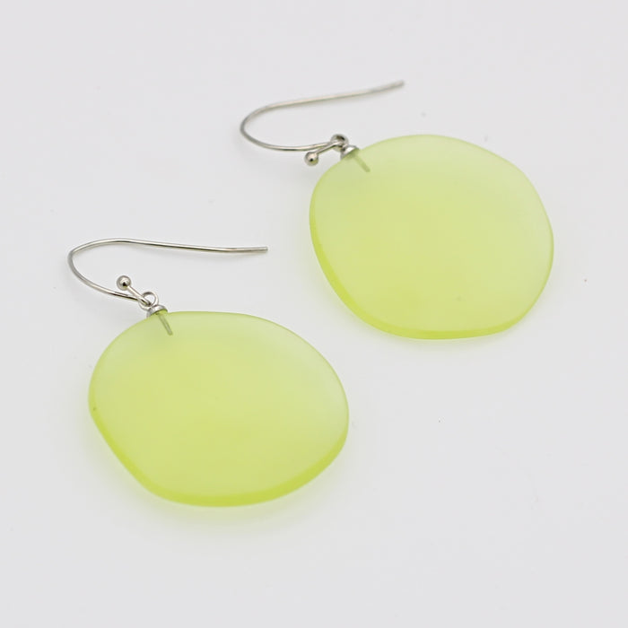 Green Chantal Earrings - Sylca Designs - Chunky Jewelry