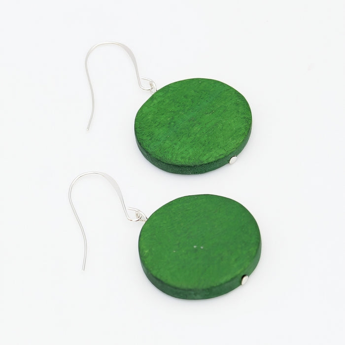 Green Dot Rosie Earrings