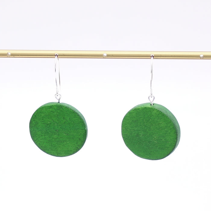 Green Dot Rosie Earrings