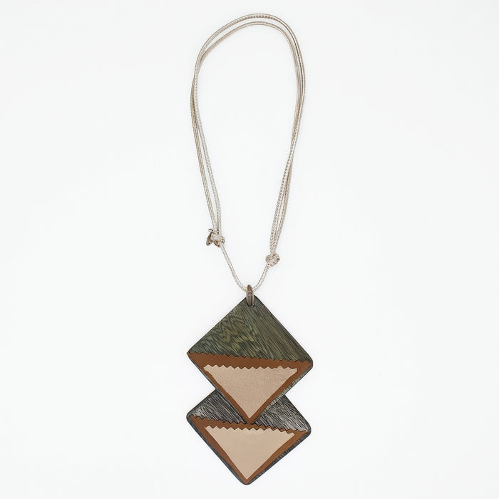 Green Leather Elin Necklace