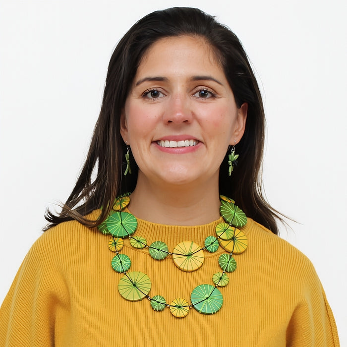 Green Leilani Necklace - Sylca Designs - Chunky Jewelry