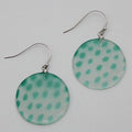 Green Maureen Earrings - Sylca Designs - Chunky Jewelry