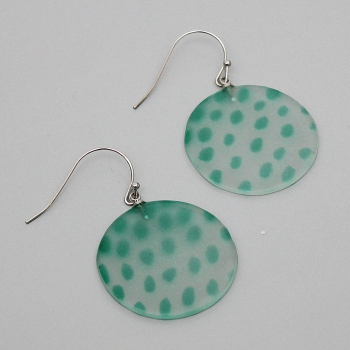 Green Maureen Earrings - Sylca Designs - Chunky Jewelry