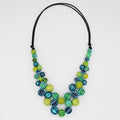 Green Pamela Berries Necklace - Sylca Designs - Chunky Jewelry