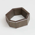 Grey Geometric Amelia Bracelet - Sylca Designs - Chunky Jewelry
