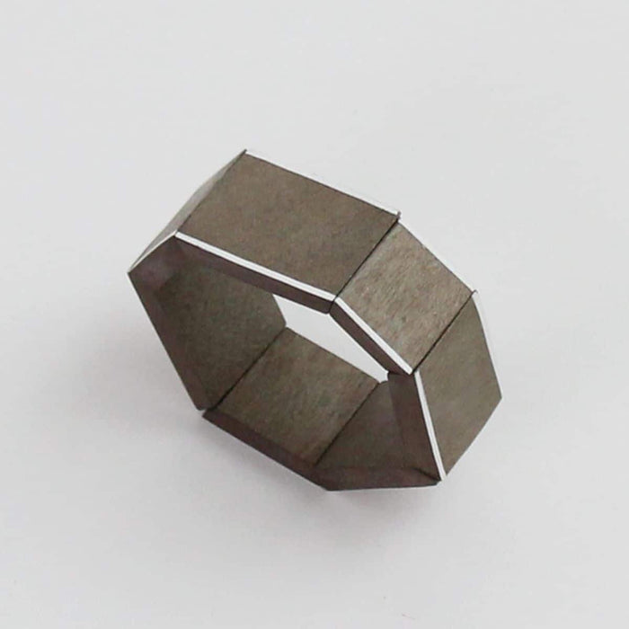 Grey Geometric Amelia Bracelet - Sylca Designs - Chunky Jewelry