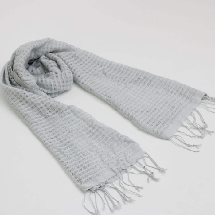 Grey Mariah Scarf - Sylca Designs - Chunky Jewelry