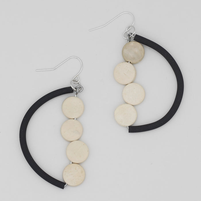 Half Moon Dangle Earring - Sylca Designs - Chunky Jewelry