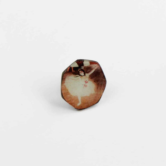 Handcrafted Degas Ballerina Ring by Sylca - Sylca Designs - Chunky Jewelry