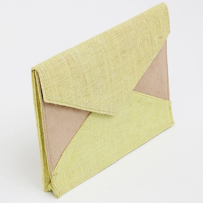 Handcrafted Yellow Statement Clutch by Sylca - Sylca Designs - Chunky Jewelry