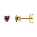Heart Snap-In Youth Stud Earrings