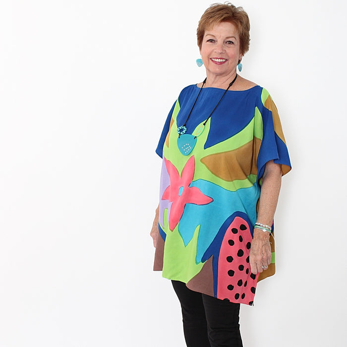 Hibiscus Blouse - Sylca Designs - Chunky Jewelry