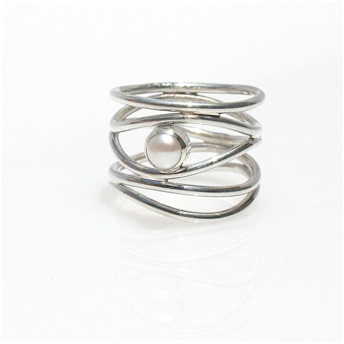 ladies broome pearl ring