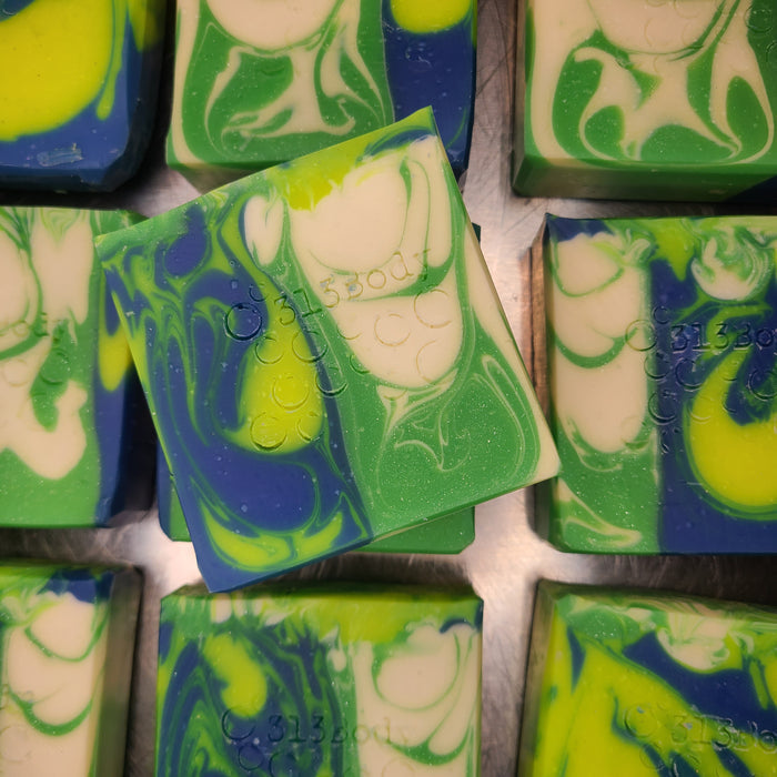 House Divided Hancrafted Soap - Black Violet Saffron Scented