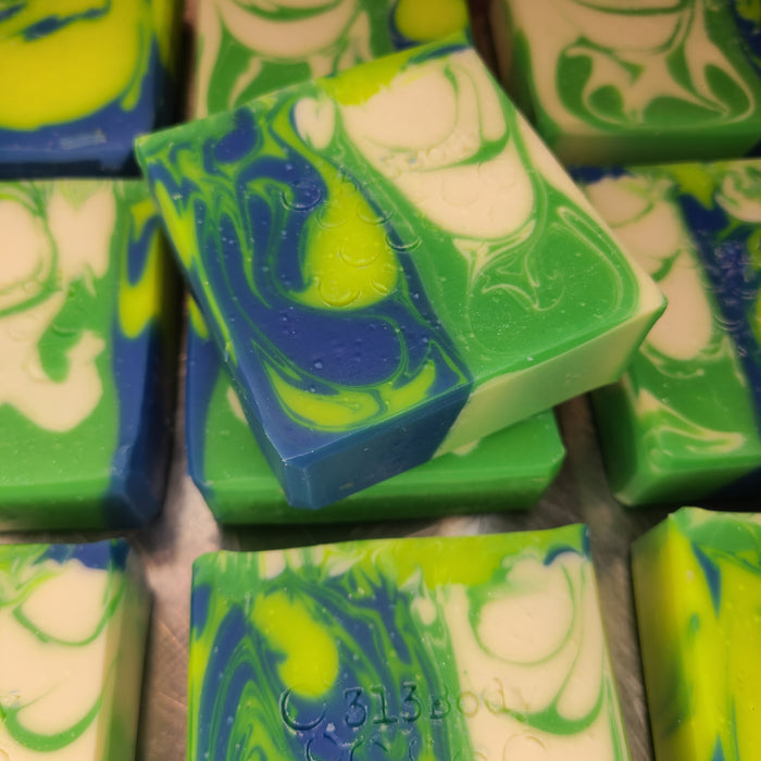 House Divided Hancrafted Soap - Black Violet Saffron Scented