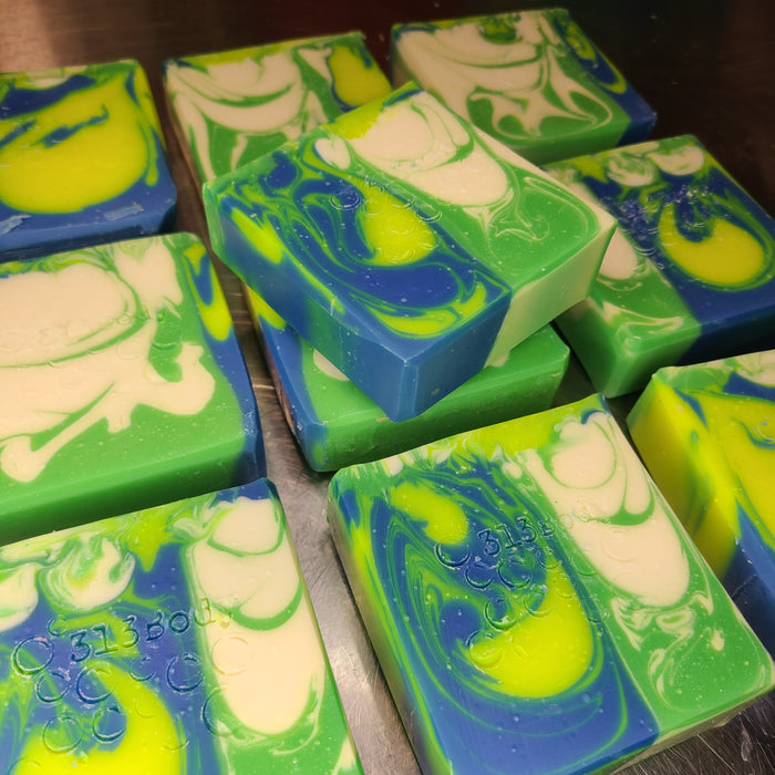 House Divided Hancrafted Soap - Black Violet Saffron Scented