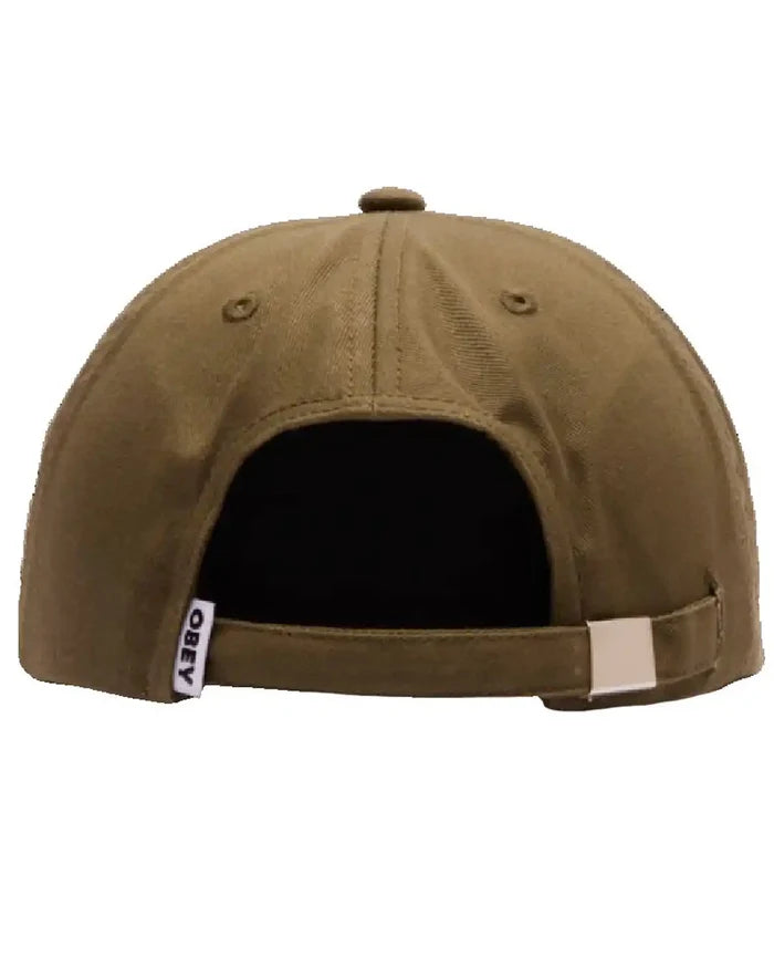 Icon Patch Panel Snapback Hat - Army