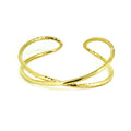 Infinity Cuff Gold crafted in gold vermeil over 925 sterling silver with flowing open cuff design