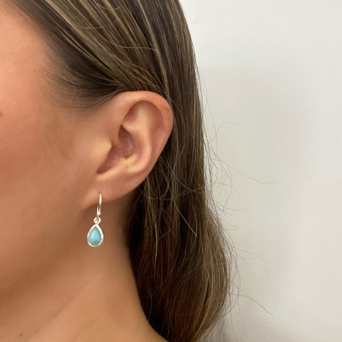 larimar earrings