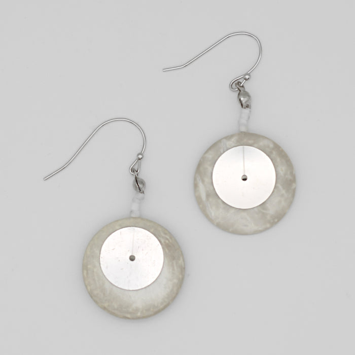 Ivory Odell Earrings - Sylca Designs - Chunky Jewelry