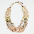 Ivory Vivian Multi-Strand Necklace - Sylca Designs - Chunky Jewelry