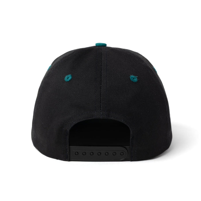 Journalist Cap - Black/Green