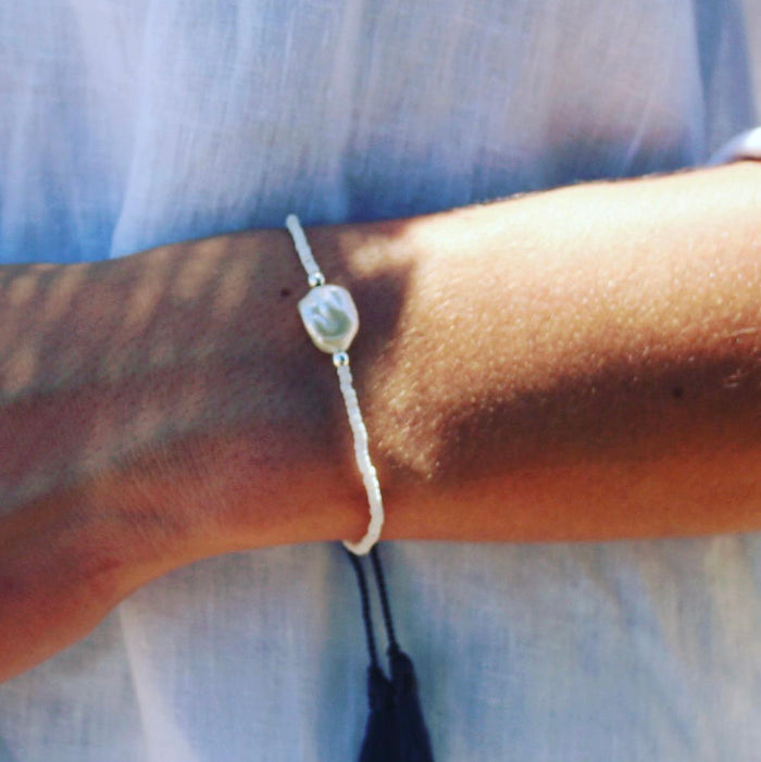 keshi pearl bracelet