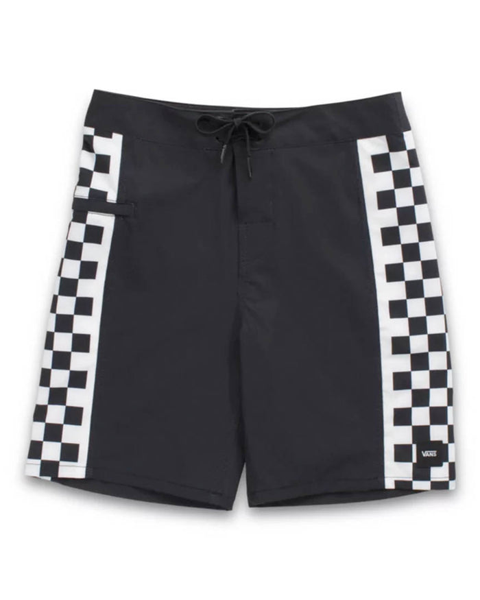 Kids Sidelines Boardshorts - Black/Checkerboard