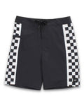 Kids Sidelines Boardshorts - Black/Checkerboard