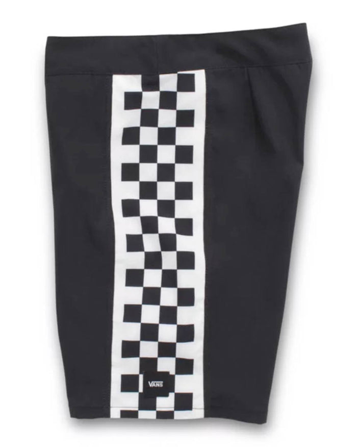 Kids Sidelines Boardshorts - Black/Checkerboard