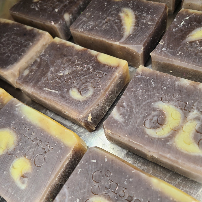 Lavender Essential Oil Soap with Tumeric and Alkanet Root Powder "Debbie's"