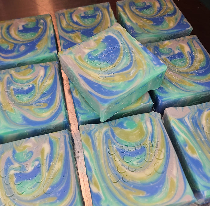 Leland Blue Stone Handcrafted Soap - Juicy Citrus Scented