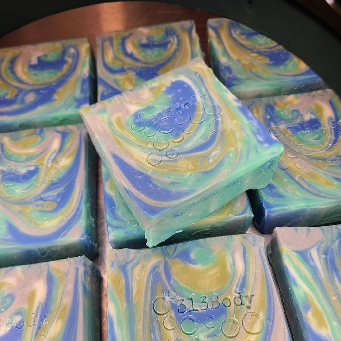 Leland Blue Stone Handcrafted Soap - Juicy Citrus Scented