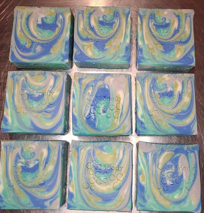 Leland Blue Stone Handcrafted Soap - Juicy Citrus Scented