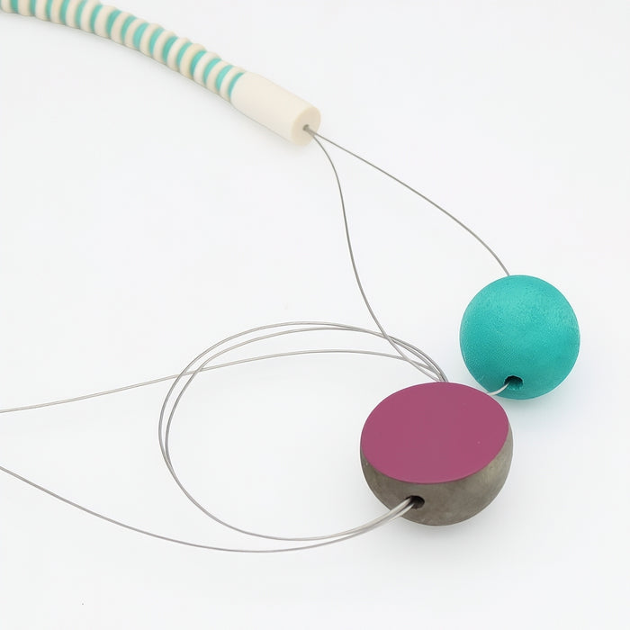 Lilac & Aqua Kathy Necklace