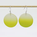 Lime Fantasy Ombre Earrings - Sylca Designs - Chunky Jewelry