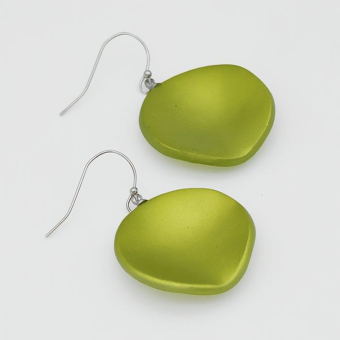 Lime Opaline Drift Earring - Sylca Designs - Chunky Jewelry