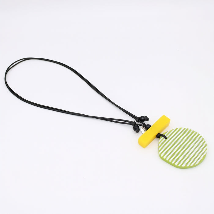 Lime Palms Statement Pendant