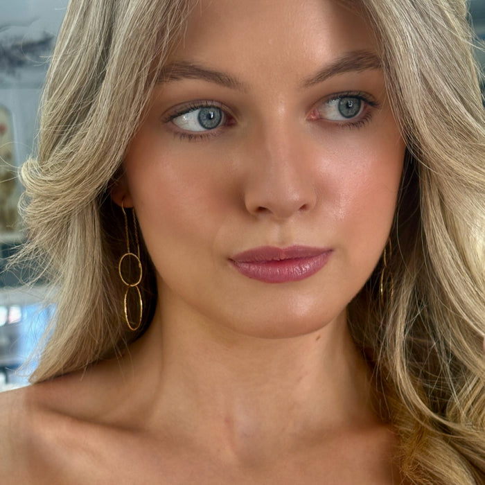 Loop Earrings Gold | Gold Vermeil Statement Earrings
