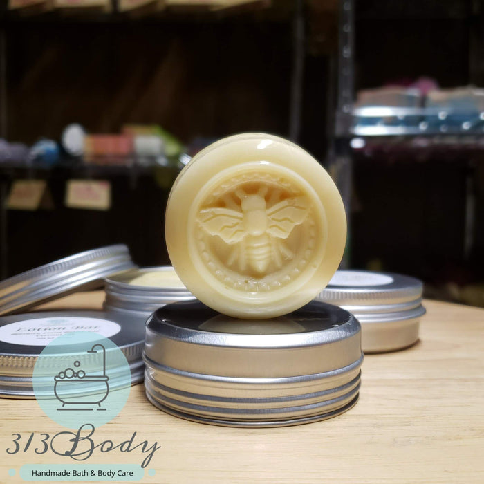 Lotion Bar with Beeswax, Cocoa Butter, Coconut Oil, and Vitamin E