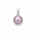 Mabe Sunset Pearl Pendant 10mm sterling silver with freshwater pearl by Lush Designs Jewellery Australia