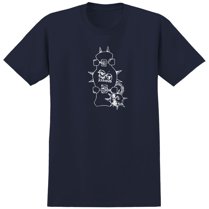 Mace S/S Tee - Navy/White