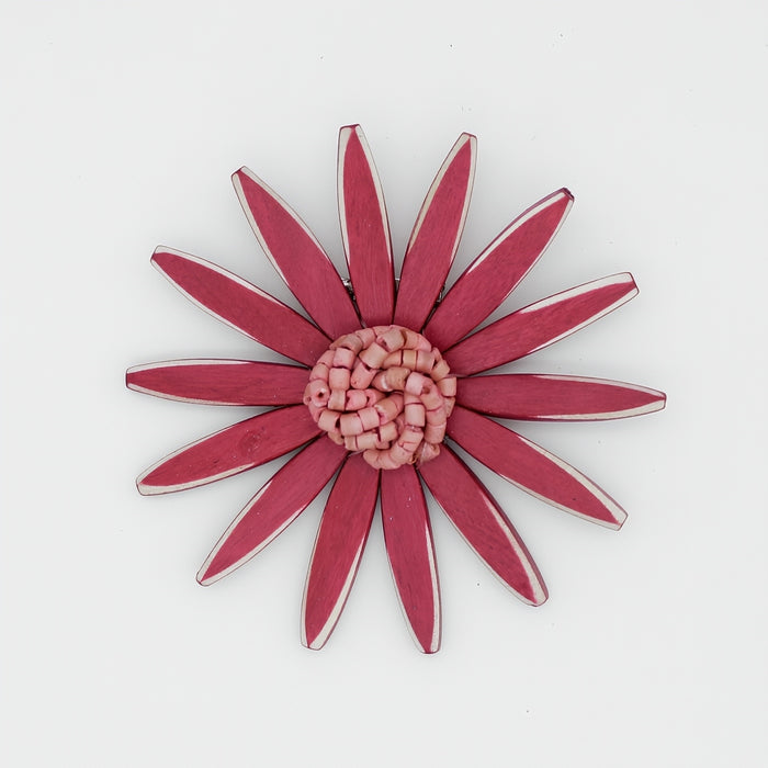 Magenta Amaya Brooch - Sylca Designs - Chunky Jewelry
