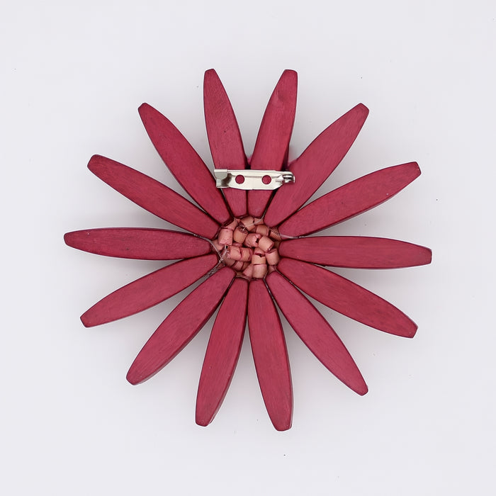 Magenta Amaya Brooch - Sylca Designs - Chunky Jewelry