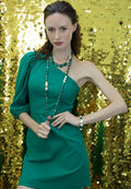 Malachite With Edison & Baroque Pearls Multi-Way Necklace CN038 - FARRA
